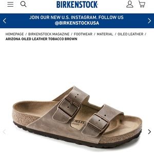 Birkenstock Arizona Oiled Leather Sandals-EUC